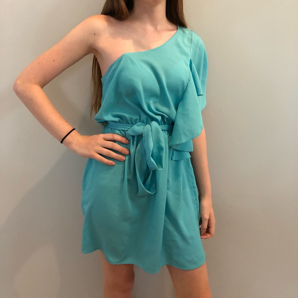 Asymmetrical Midi Dress